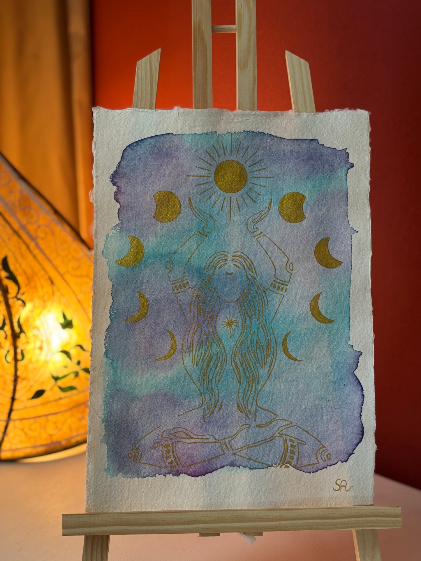 Moon and sun goddess