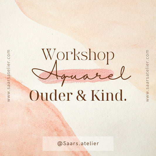 Workshop (groot) ouder&kind Intuïtief aquarel schilderen
